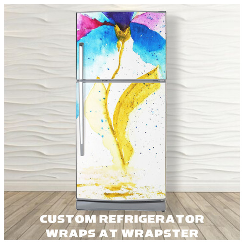 Paint vinyl sticker refrigerator wrap | The Wrap Master