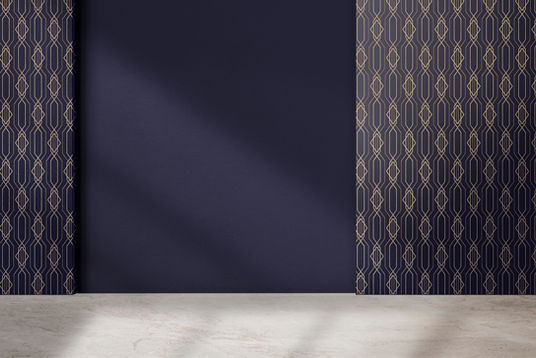 geometric pattern wall wrap at wrapster