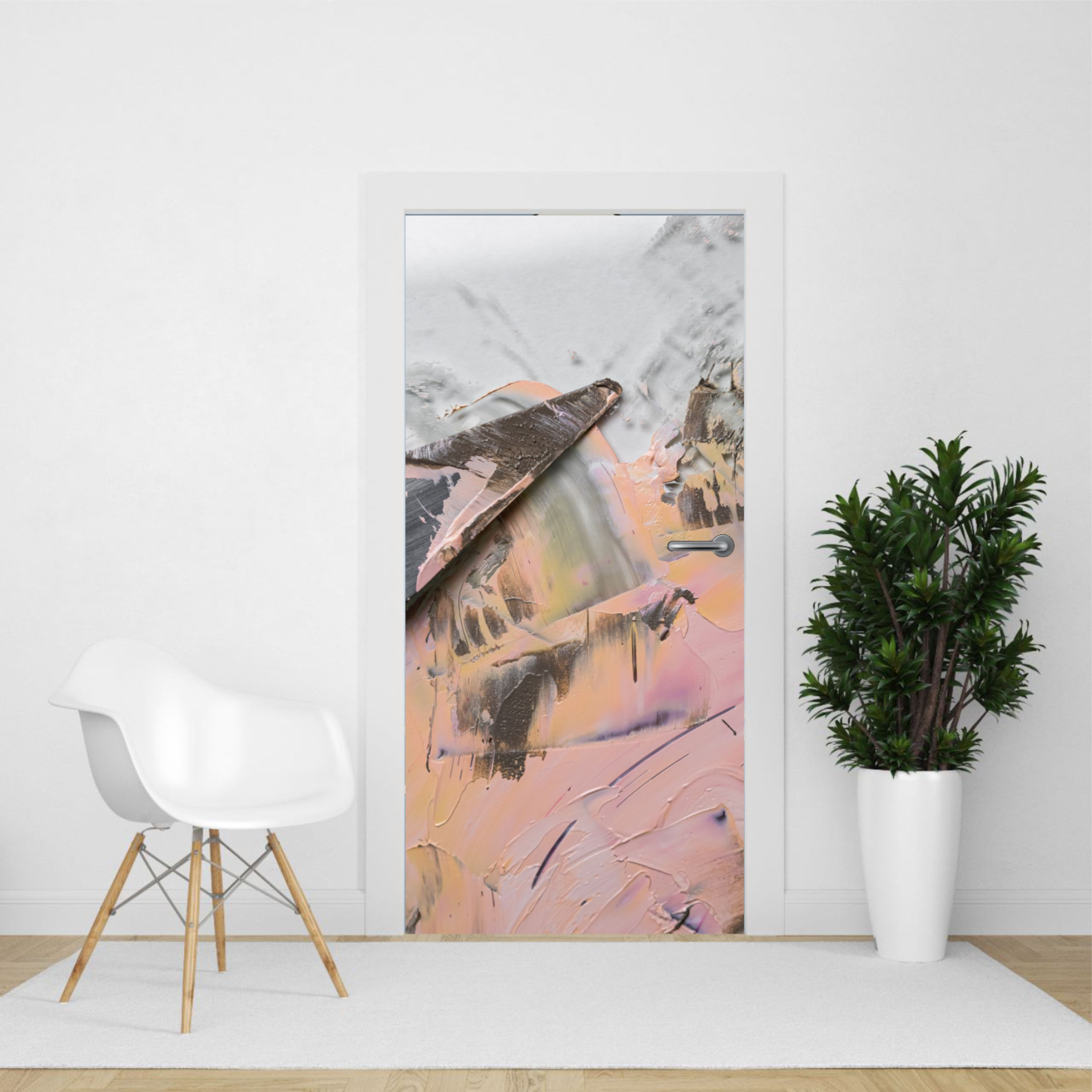 Paint texture v2 vinyl sticker door wrap