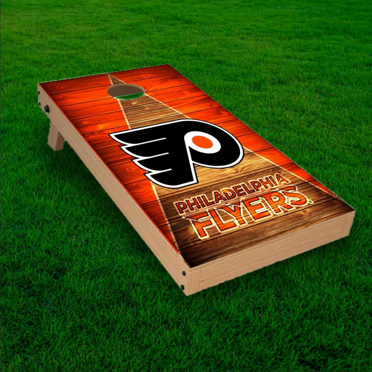 Philadelphia Flyers cornhole wrap