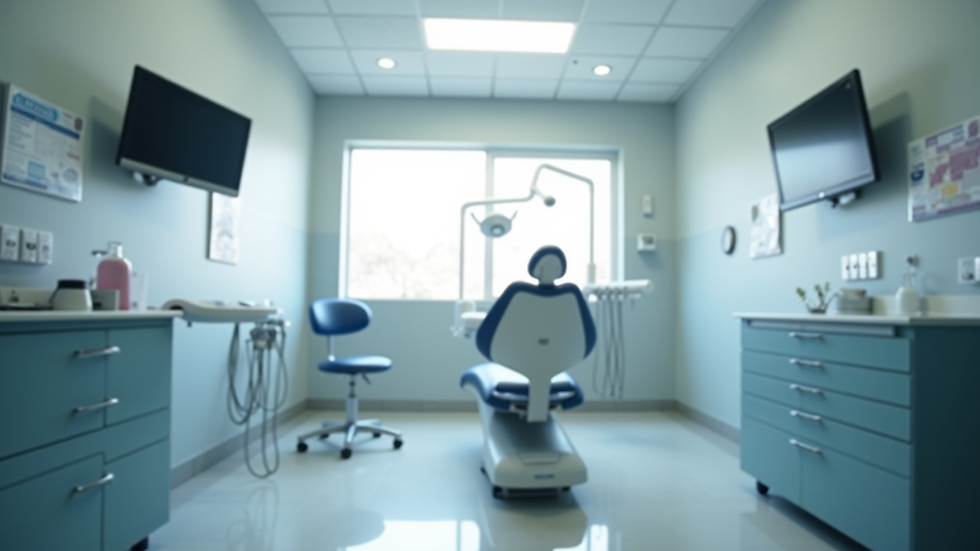 Vista frontal de clínica dental moderna en Maipú
