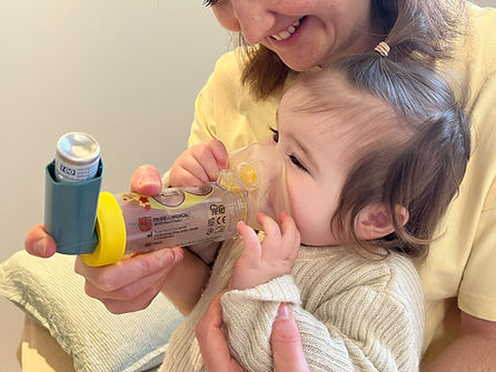 Ademhalingstherapie bij baby's