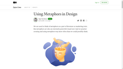 using metaphor in design