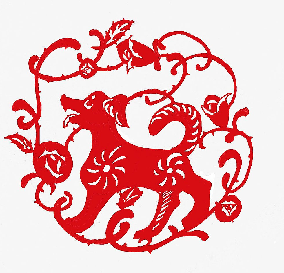 Chinese paper cutting, in a style that i