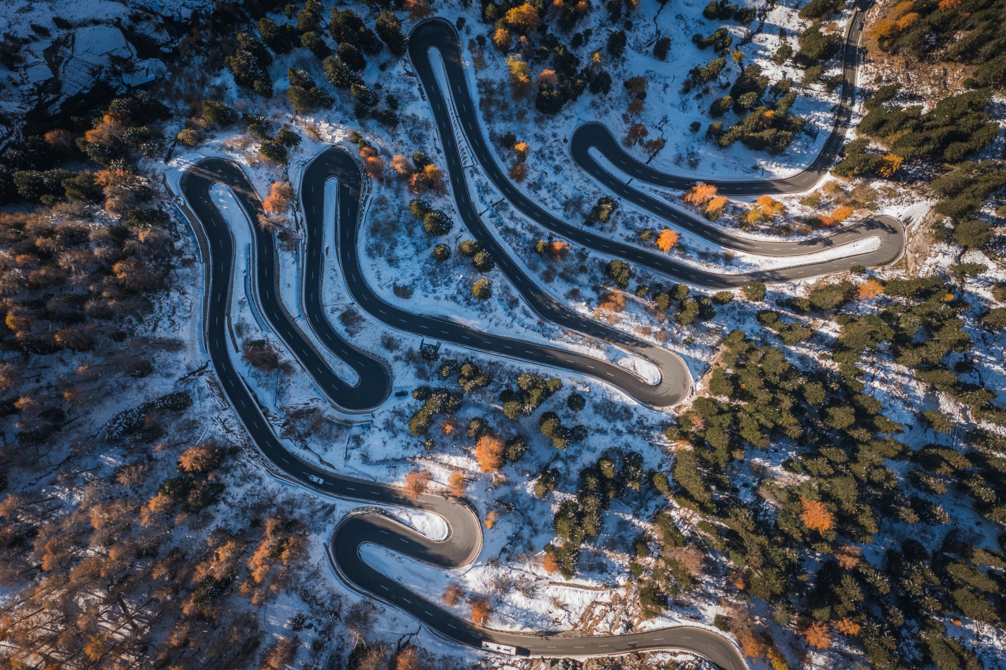 Kurven am Malojapass · Malojapass, Engadin · TFA-104