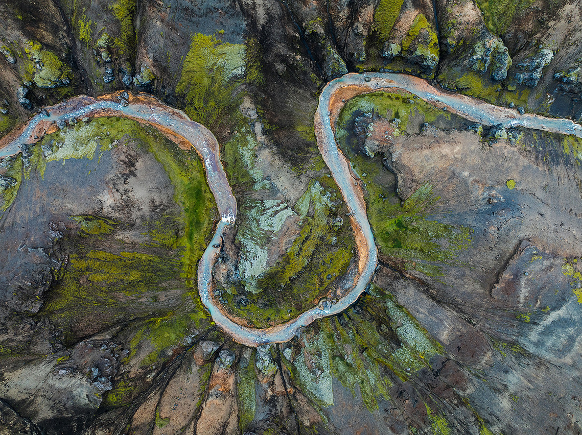 Marginalia: winding river seen from above