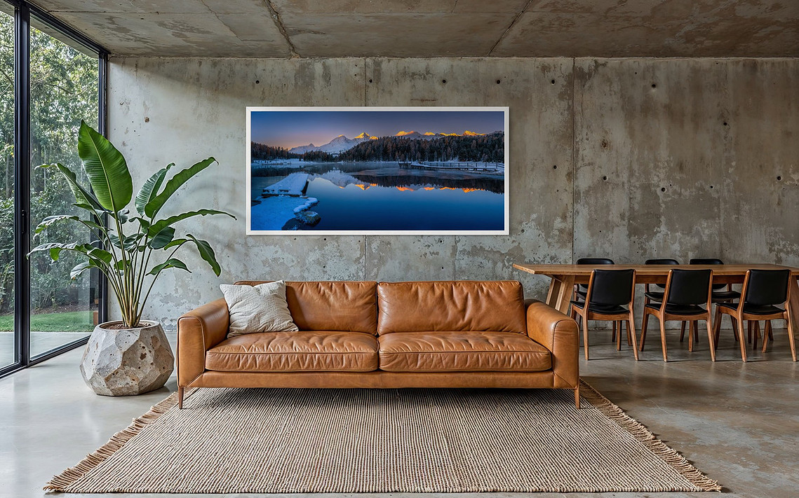 Symphony of Silence: Legacy size displayed in a room