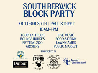 Block Party October 25th