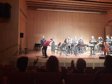 Picture from the concert at Tel Aviv Museum