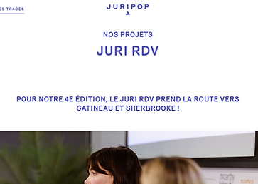 Juri-rdv 2026 : Juripop.Pour notre 4e édition, le juri rdv prend la route vers Gatineau et Sherbrooke !