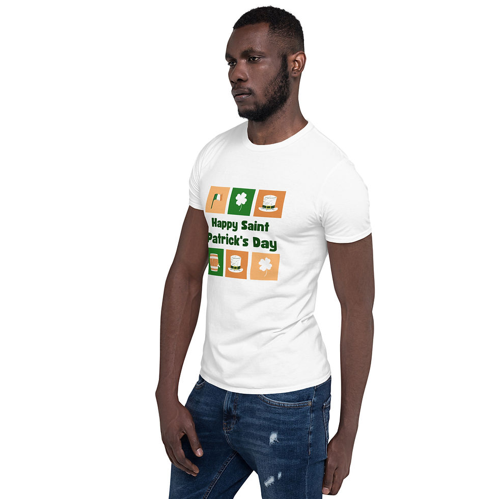 Thumbnail: "Happy Saint Patrick's Day" Short-Sleeve Unisex T-Shirt