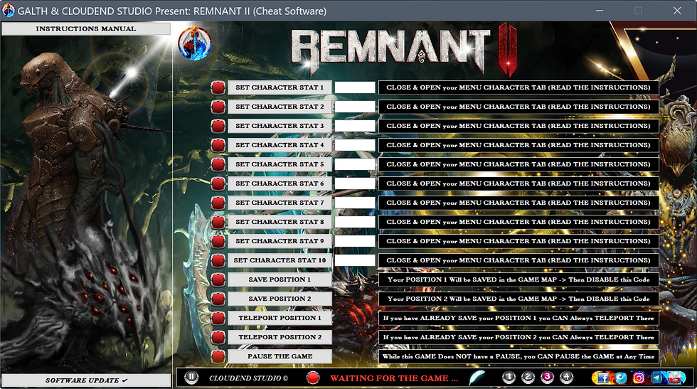 REMNANT II CHEATS, TRAINER, MODS, ITEMS & CHARACTER EDITOR + GEARS