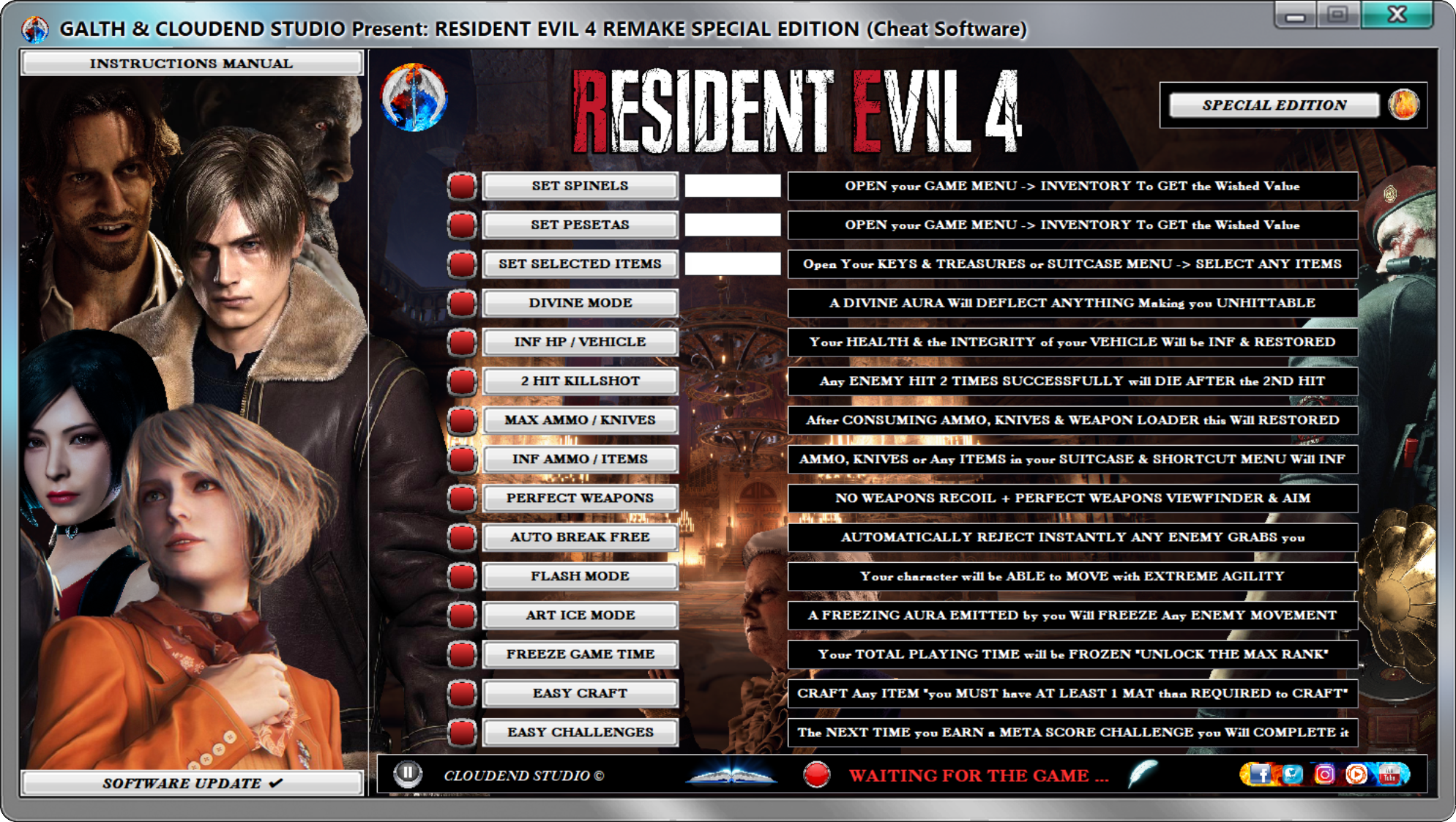 RESIDENT EVIL 4 Cheats, RE4 Remake Trainer, Mods, Codes, Editor, Cheat Happens, Fling Trainer, WeMod, Cheat Engine