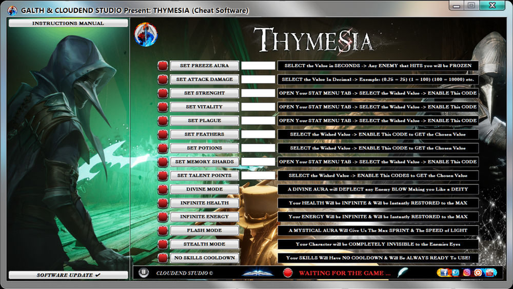 THYMESIA CHEATS, TRAINER, MOD, CODES, TALENT, STEALTH MODE, STAT