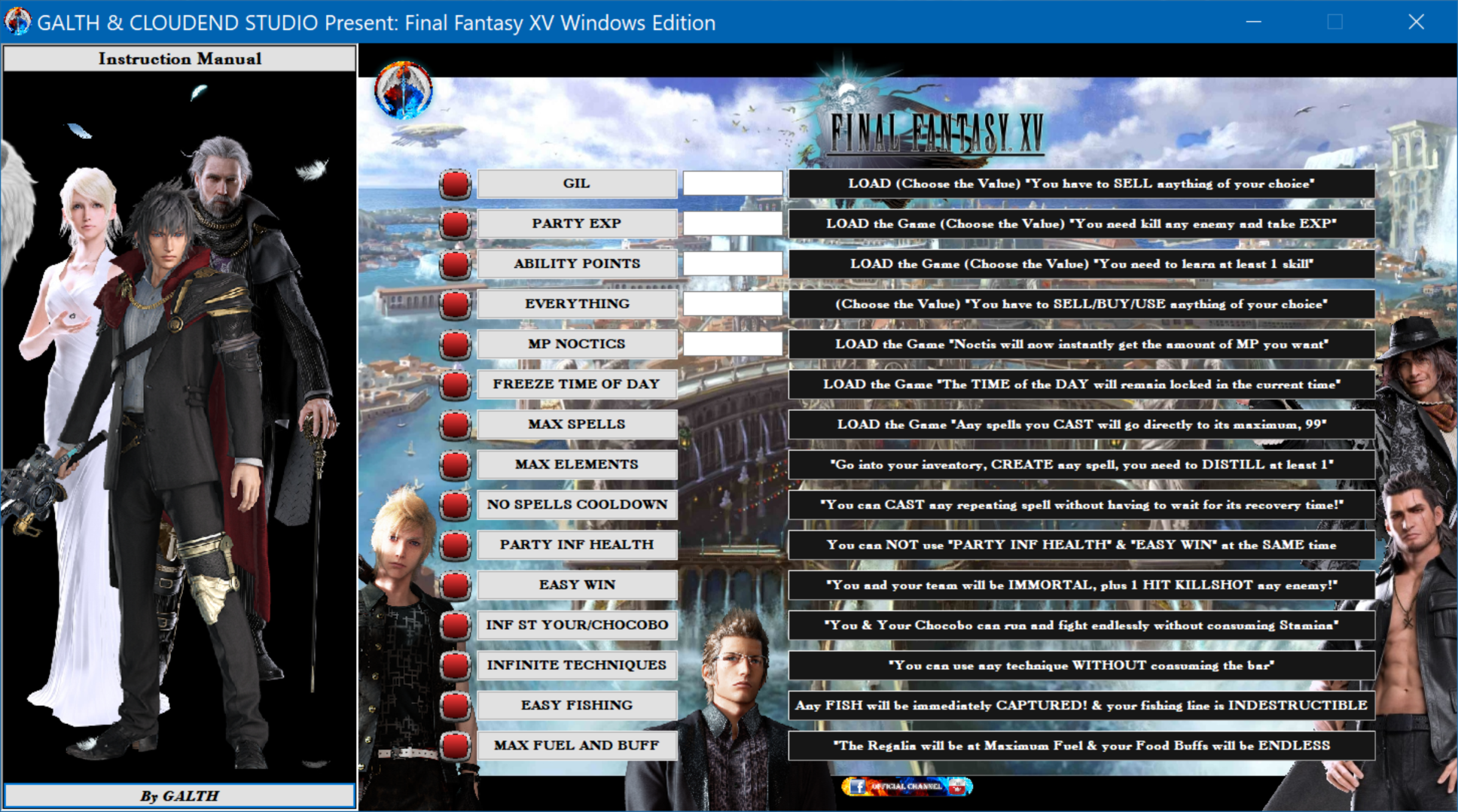 FINAL FANTASY XV WINDOWS EDITION Cloudend Studio, Life-Time Key, Cheats, Trainer, Mods, Cheats Engine, Cheats Table, Cheat Engine Table, Youtube Game, Tricks, Codes, Pc Games, Steam Games Cloudend Studio, Life-Time Key, Cheats, Trainer, Mods, Cheats Engine, Cheats Table, Cheat Engine Table, Youtube Game, Tricks, Codes, Pc Games, Steam Games