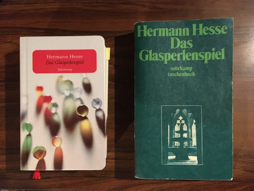 The novel Glass Bead Game and the realizations.