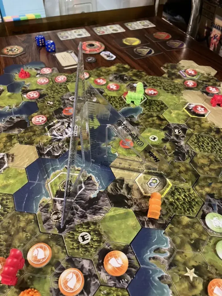 Fig.2. α ≠ 0, stable, coldest but most of projections are crossing (2 x triangle in the figure).