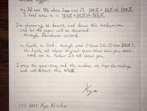 The released space-time through Abraham accord. And the victory.