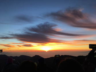An epic sunrise ...