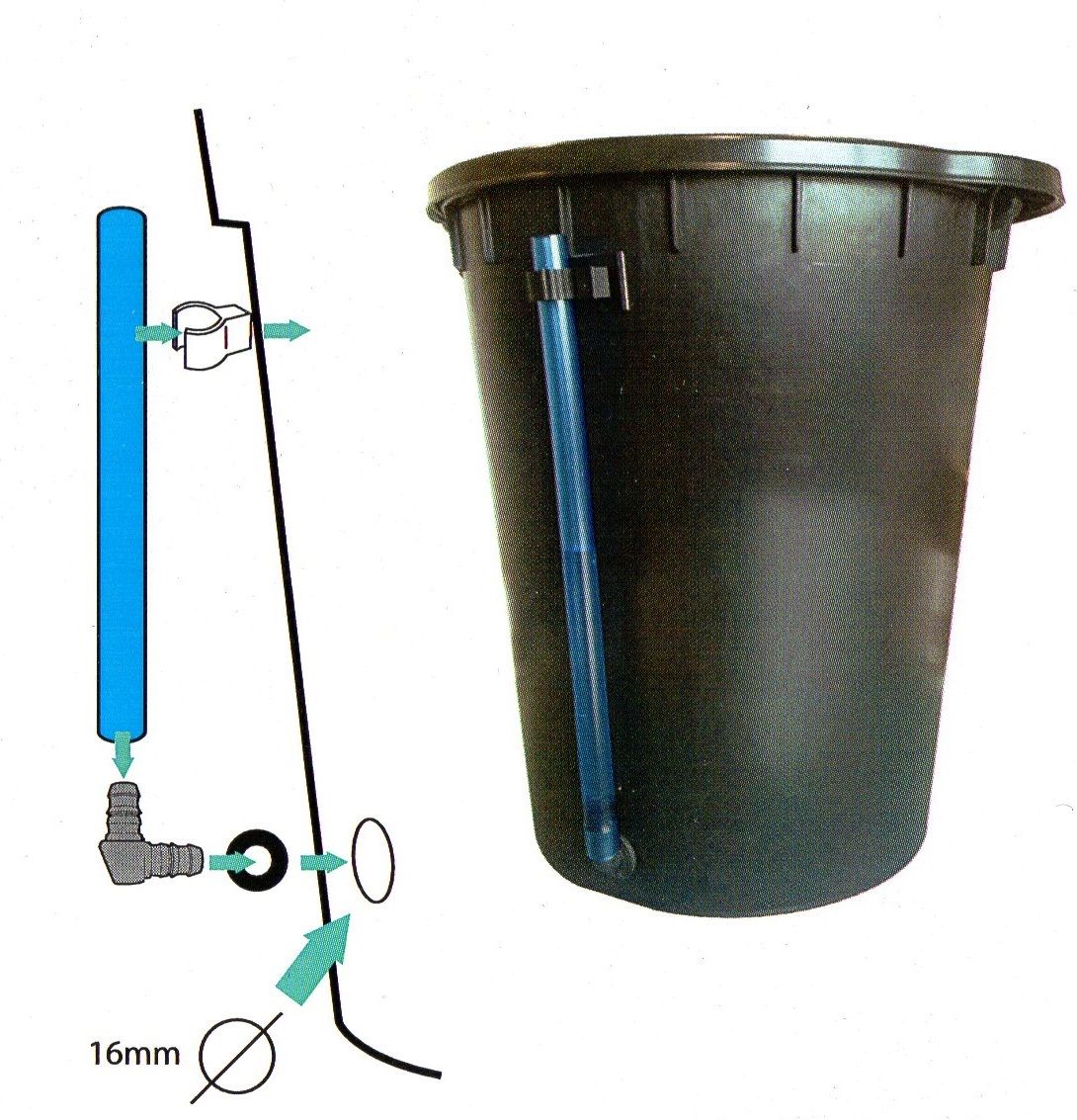 DIY Level Indicator Kit LDWC Bubble Bubbler Bucket Hydroponic MULTI BUY