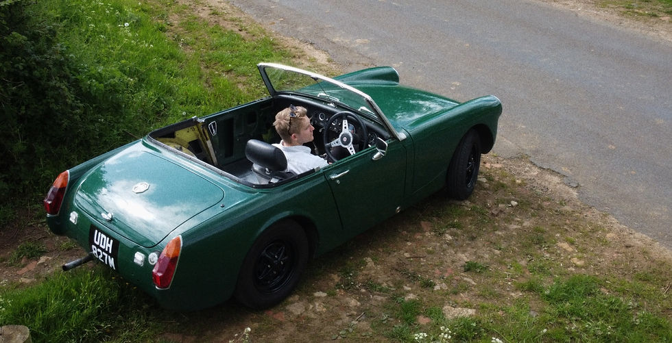 Oxford video production company race car in Oxfordshire cotswold videography agency