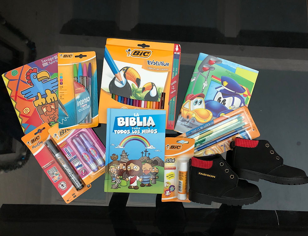 Donación de útiles escolares