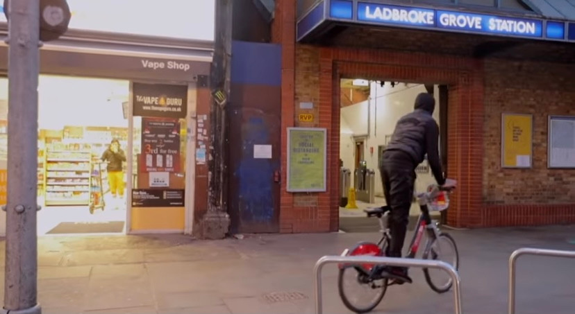 Digga D at Ladbroke Grove Station