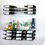 Thumbnail: 3' Wide Wall Mounted Wine Rack with Glass Shelf. 45-72 Bottle Capacity/9 glasses