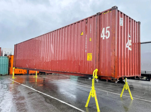 Gebruikte 45 voet hoge kubus zeecontainer | Nord Box Containers