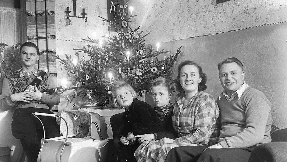 Weihnachten, irgendwo im Westen, in den 50er Jahren