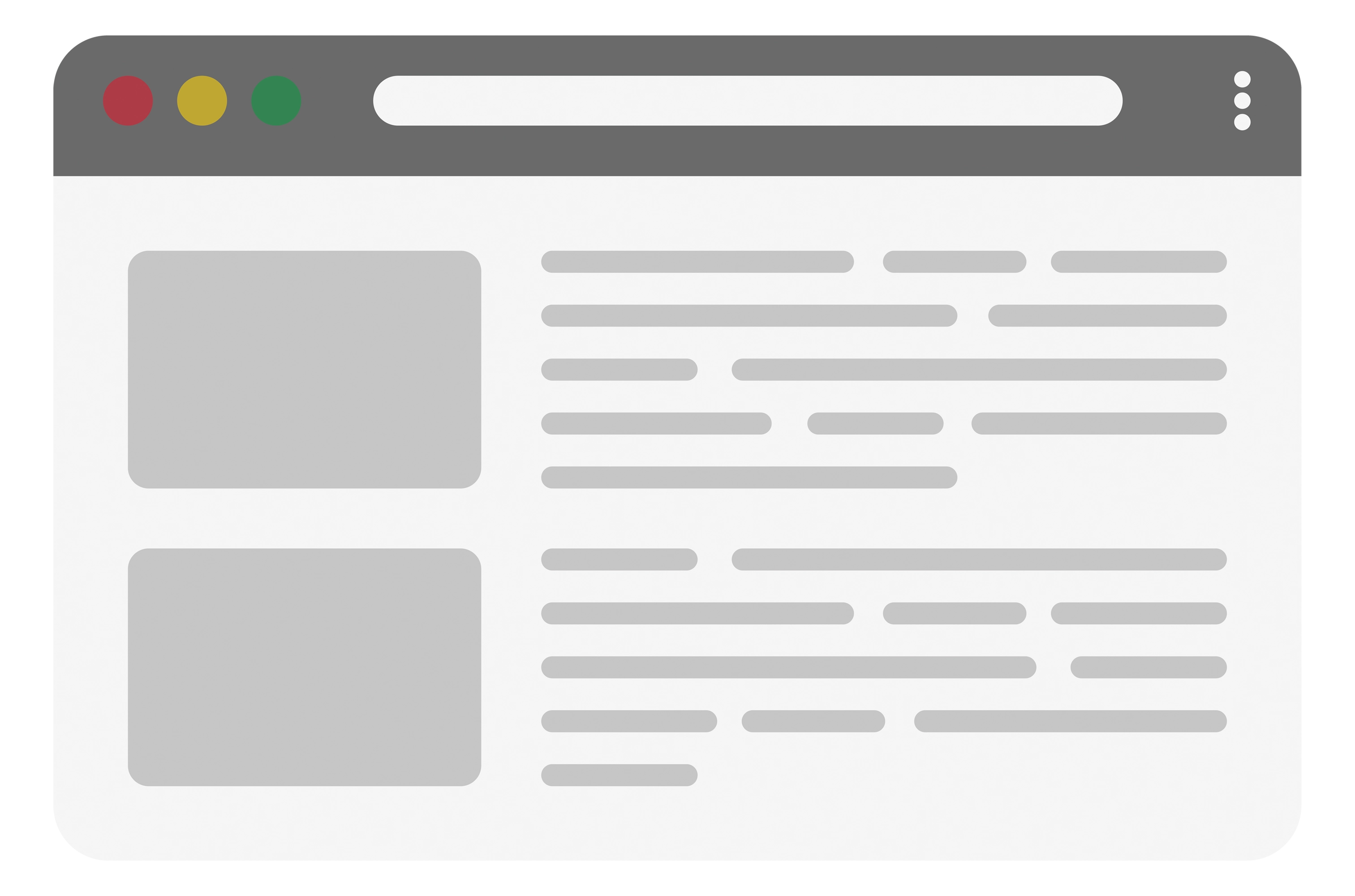 A web browser mockup.
