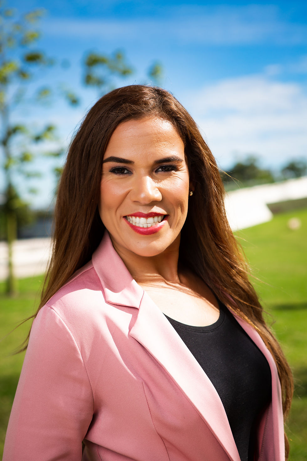 A portrait shot of Katia.