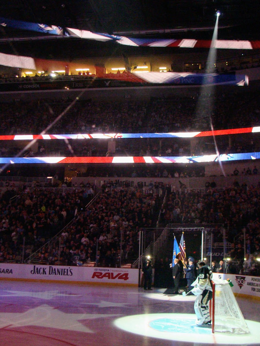 ___Anthems & Marc-Andre Fleury [NHL Faceoff 2014- PIT vs. ANA Home Opener- October 9, 2014