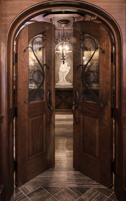 Peak into the wine cellar