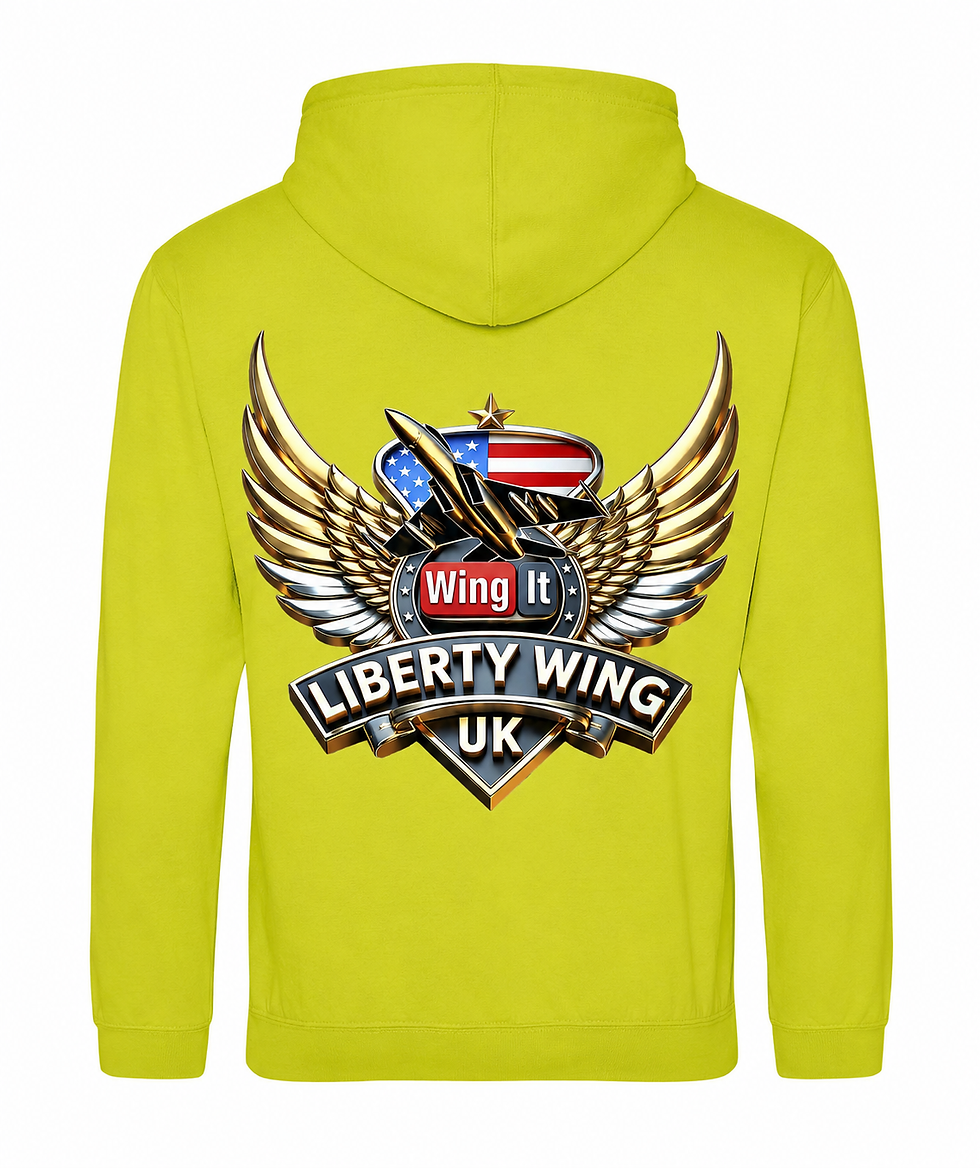 Thumbnail: Fun Bold Coloured Liberty Wing Hoodies
