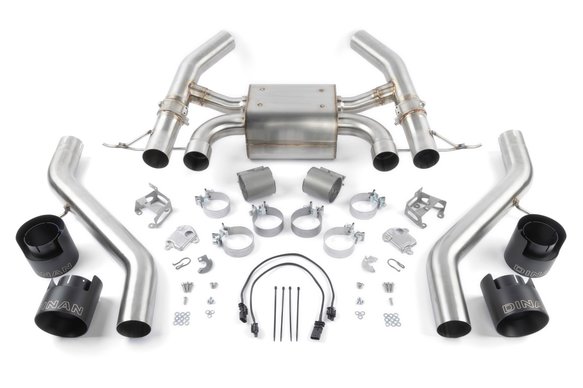 Dinan Valved Axle-Back Exhaust BMW G87 M2 Black - D660-0100-BLK