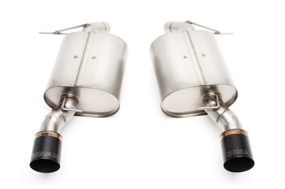 Dinan Axle-Back Exhaust BMW 335i/335xi Sedan Black | D660-0012-BLK