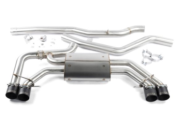 Dinan Valved Cat-Back Exhaust - BMW X3 M40i/X4 M40i - Black Tips