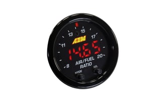 Thumbnail: AEM X-Series digital wideband AFR gauge front view