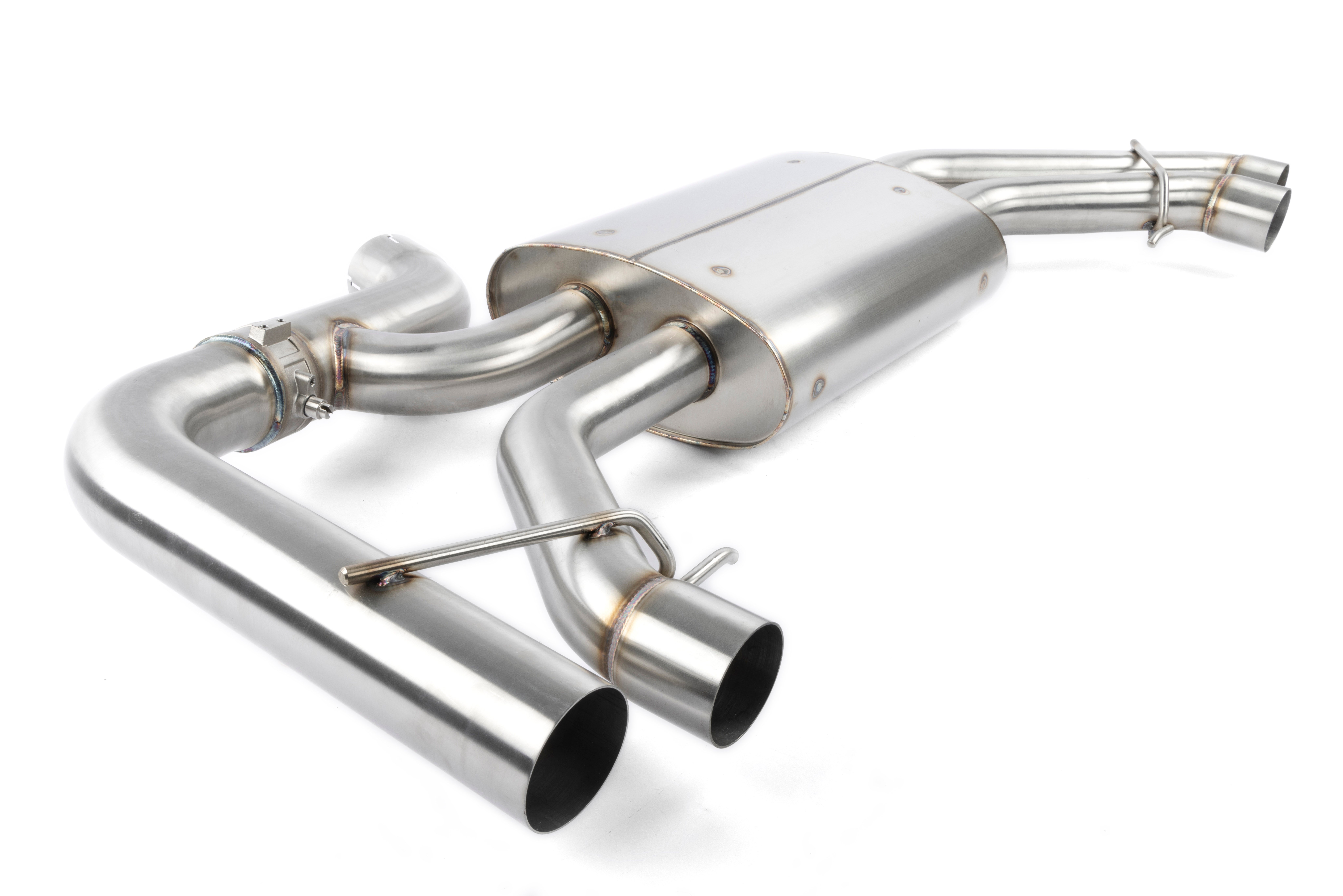 Dinan Valved Cat-Back Exhaust - BMW X3 M40i / X4 M40i, Stainless Steel with Black Tips - G01/G02 - D660-0099-BLK