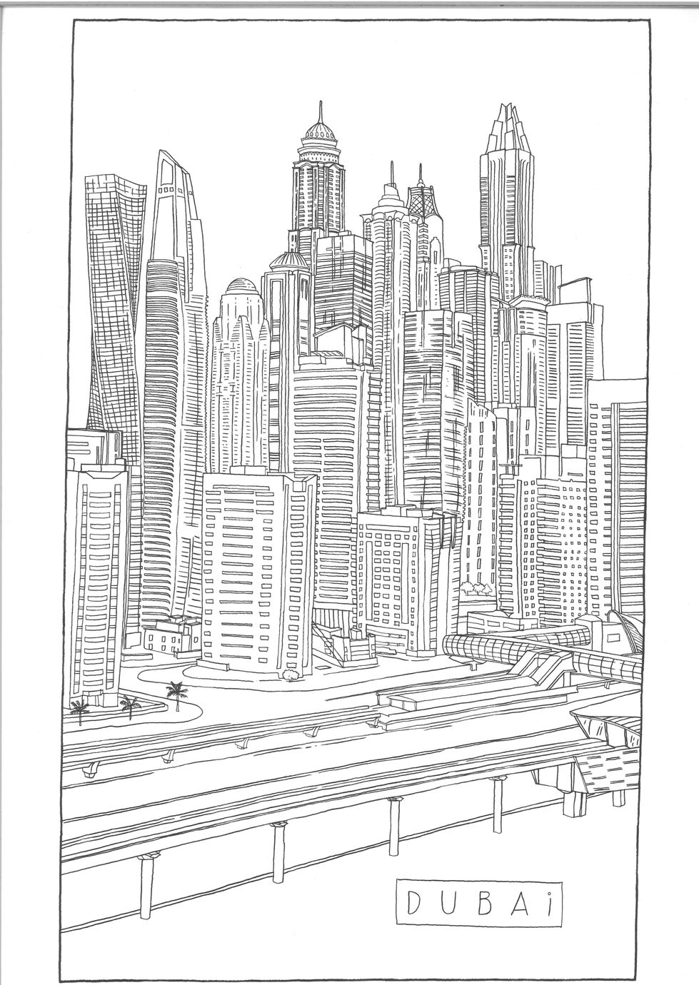 Iconic Dubai Skyline