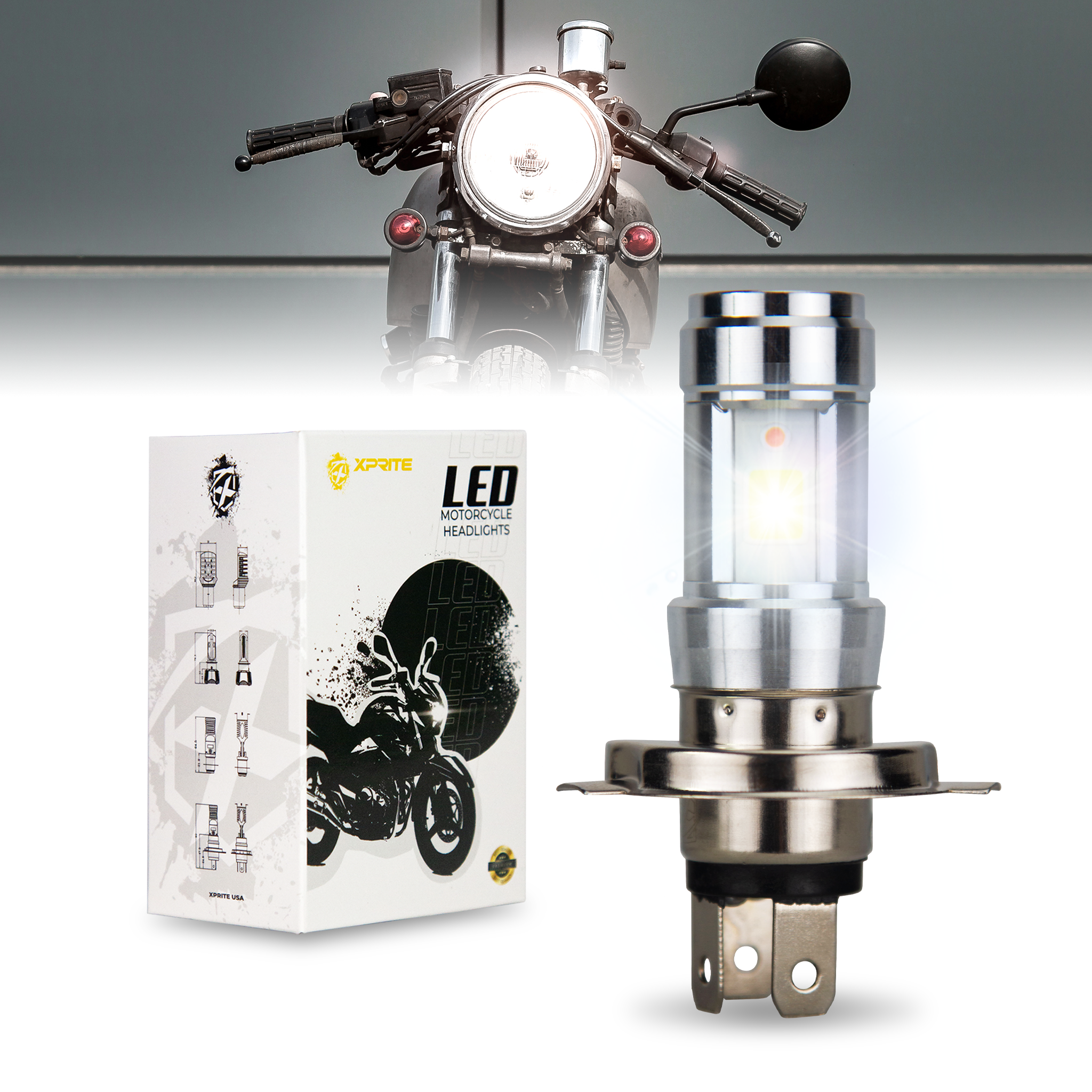 Foco De Luz Led Xprite Para Moto E01C 12w - 1200 - 8000 Lúmenes