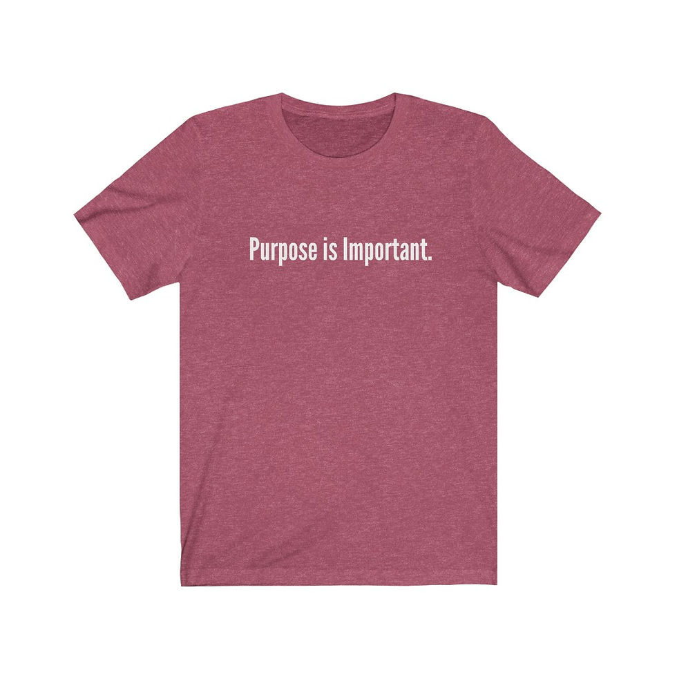 Thumbnail: Purpose is Important. (Multiple Colors)