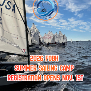 2026 Summer Sailing Camp Registration Opens November 1st