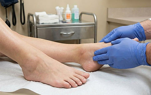 Tarsal tunnel syndrome treatment inner ankle tibial nerve compression in San Antonio TX by Dr. Andrew Gunter DPM