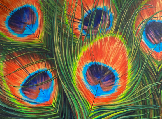 “Peacock Feathers”