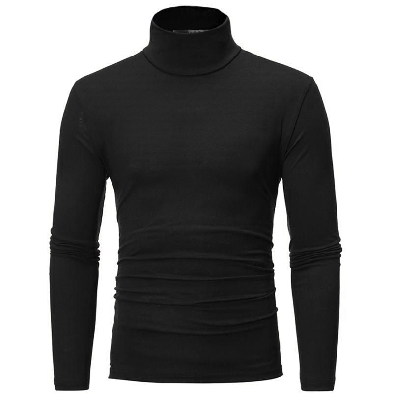 Thumbnail: Men's Lightweight Turtleneck Long Sleeve Top