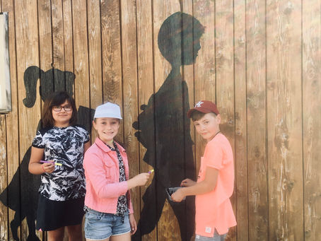 Réfection de la façade du préau de l’école