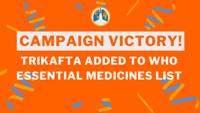 A huge turning point: CF medicine’s Trikafta/Kaftrio added to WHO Essential Medicines List