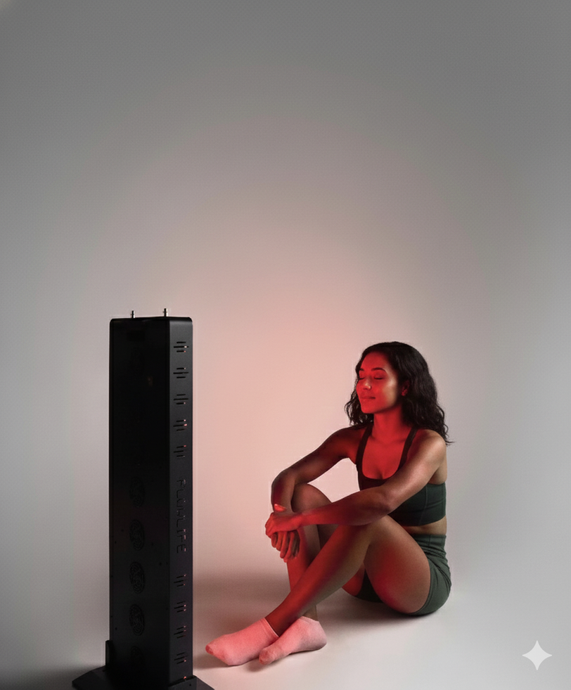 Red Light panel human by recoverby panel
